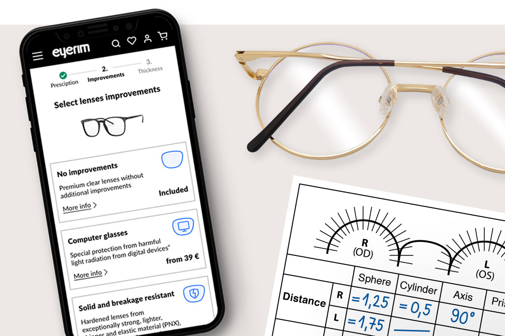 Online shopping, eshop, prescription glasses, eyeglasses, multifocal glasses, progressive glasses, reading glasses, nearsightedness glasses, long-sightedness glasses, farsightedness glasses, cheap, money-back return policy, eyerim collection, blog