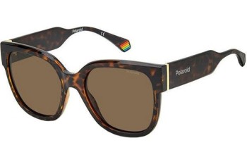 Ochelari de soare Polaroid PLD6167/S 086/SP Polarized Pătrați Havana