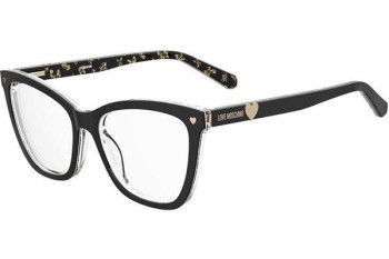 Okulary korekcyjne Love Moschino MOL593 7RM Kocie oczy Czarne