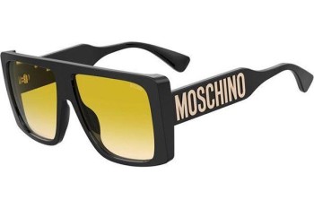 Okulary przeciwsłoneczne Moschino MOS119/S 807/06 Flat Top Czarne