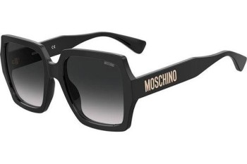 Okulary przeciwsłoneczne Moschino MOS127/S 807/9O Kwadratowe Czarne