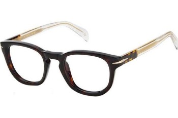 Okulary korekcyjne David Beckham DB7050 086 Kwadratowe Havana