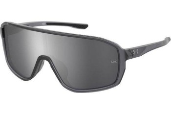 Ochelari de soare Under Armour UAGAMEDAY/G 63M/QI Lentilă unică | Shield Gri