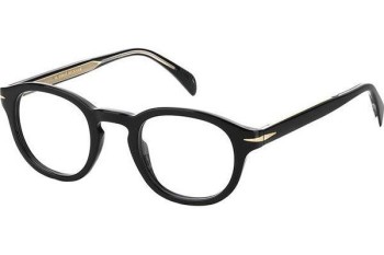 Okulary korekcyjne David Beckham DB7017 807 Okrągłe Czarne