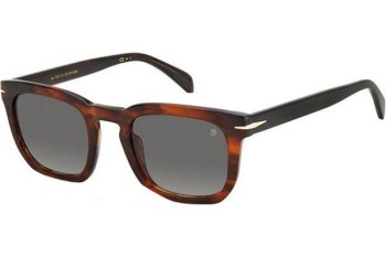 Ochelari de soare David Beckham DB7076/S EX4/9O Pătrați Havana