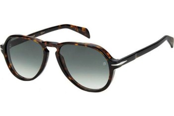 Okulary przeciwsłoneczne David Beckham DB7079/S 086/9K Pilotki (Aviator) Havana