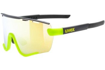 Napszemüvegek uvex sportstyle 236 set Black / Yellow Mat S2,S0 Single Lens | Shield Fekete