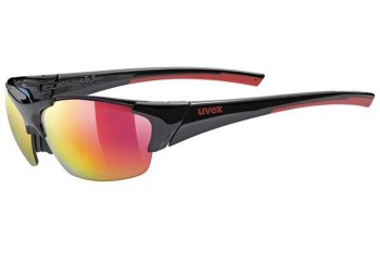 Ochelari de soare uvex blaze III set Black / Red S3,S1,S0 Dreptunghiulari Negri