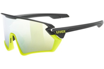 Napszemüvegek uvex sportstyle 231 Black / Yellow Mat S3 Single Lens | Shield Fekete