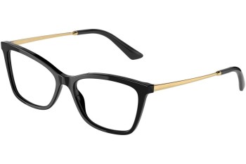 Okulary korekcyjne Dolce & Gabbana DG3347 501 Prostokątne Czarne