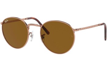 Napszemüvegek Ray-Ban New Round RB3637 920233 Kerek Arany