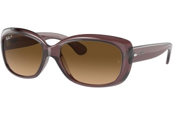 Napszemüvegek Ray-Ban Jackie Ohh RB4101 6593M2 Polarized Oversize Barna