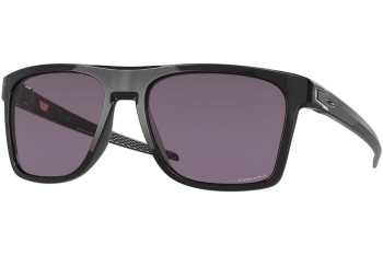 Okulary przeciwsłoneczne Oakley Leffingwell OO9100-01 Kwadratowe Czarne