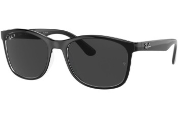 Napszemüvegek Ray-Ban RB4374 603948 Polarized Szogletes Fekete