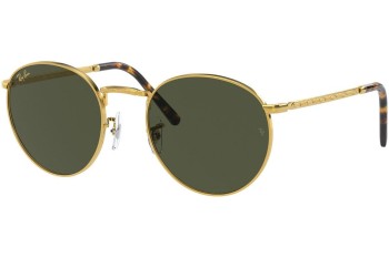 Zonnebril Ray-Ban New Round RB3637 919631 Ronde Goud