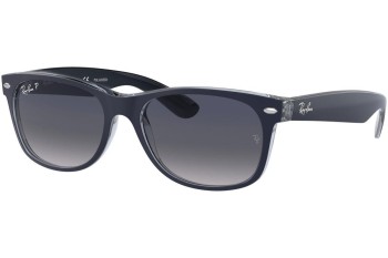 Ochelari de soare Ray-Ban New Wayfarer RB2132 660778 Polarized Pătrați Albaștri