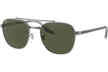 Okulary przeciwsłoneczne Ray-Ban RB3688 004/31 Kwadratowe Srebrne