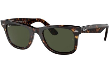 Aurinkolasit Ray-Ban Wayfarer RB2140 135931 Kulmikkaat Havana