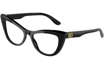 szemüvegeinket Dolce & Gabbana DG3354 501 Cat Eye Fekete