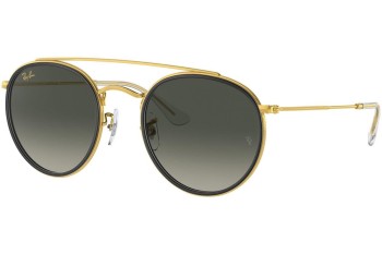 Слънчеви очила Ray-Ban Round Double Bridge RB3647N 923871 Заоблени Златна