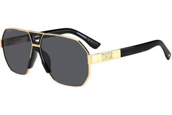 Okulary przeciwsłoneczne Dsquared2 D20028/S RHL/IR Pilotki (Aviator) Złote