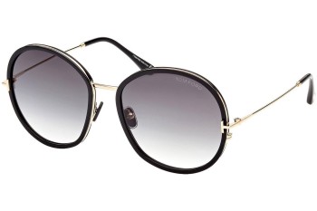 Solbriller Tom Ford FT0946 01B Rund Sort