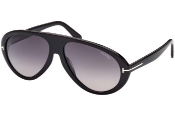 Okulary przeciwsłoneczne Tom Ford FT0988 01B Pilotki (Aviator) Czarne