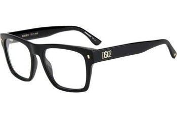 Okulary korekcyjne Dsquared2 D20037 2M2 Kwadratowe Czarne