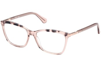 Okulary korekcyjne Guess GU2880 057 Kocie oczy Beżowe