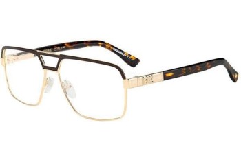 Okulary korekcyjne Dsquared2 D20034 UFM Pilotki (Aviator) Złote