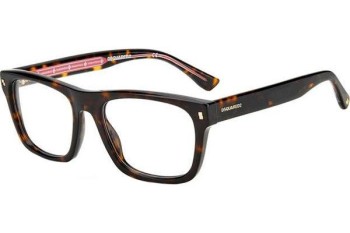 Okulary korekcyjne Dsquared2 D20021 086 Kwadratowe Havana