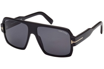 Okulary przeciwsłoneczne Tom Ford FT0933 01A Kwadratowe Czarne