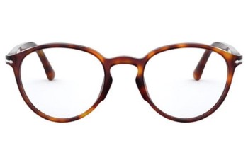 Glasses Persol PO3218V 24 Okrągłe Havana