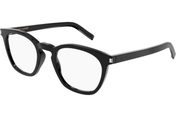 Brillen Saint Laurent SL28OPT 001 Ronde Zwart