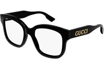 Okulary korekcyjne Gucci GG1155O 001 Kwadratowe Czarne