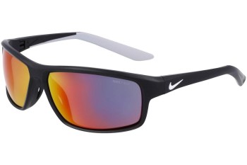 Okulary przeciwsłoneczne Nike Rabid 22 E DV2152 010 Prostokątne Czarne