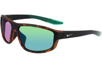 Okulary przeciwsłoneczne Nike Brazen Fuel M DJ0803 220 Prostokątne Havana