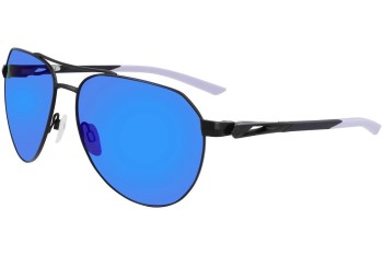 Okulary przeciwsłoneczne Nike Club Nine M DQ0924 012 Pilotki (Aviator) Czarne