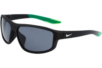 Okulary przeciwsłoneczne Nike Brazen Fuel DJ0805 010 Prostokątne Czarne