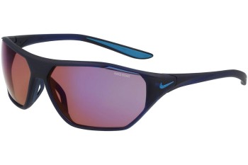 Zonnebril Nike Aero Drift E DQ0999 410 Rechthoekige Blauw