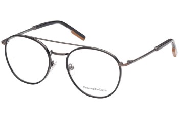 Briller Zegna EZ5198 001 Rund Sort