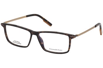 Okulary korekcyjne Zegna EZ5204 052 Kwadratowe Havana