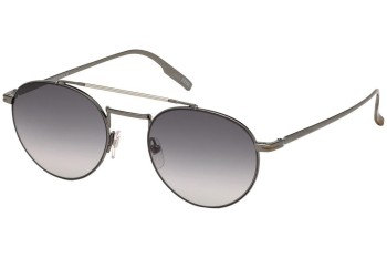 Ochelari de soare Zegna EZ0140 12B Rotunzi Gri