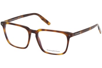 Okulary korekcyjne Zegna EZ5201 052 Kwadratowe Havana