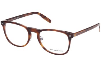 Okulary korekcyjne Zegna EZ5194 052 Kwadratowe Havana