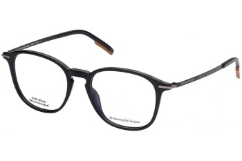 Briller Zegna EZ5217 001 Rund Sort