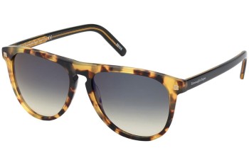 Okulary przeciwsłoneczne Zegna EZ0171 52Q Pilotki (Aviator) Havana