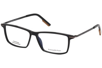 szemüvegeinket Zegna EZ5204 001 Szogletes Fekete