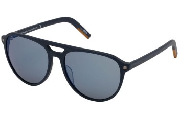 Ochelari de soare Zegna EZ0133 91X Pilot Albaștri