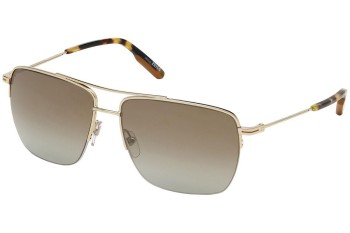 Ochelari de soare Zegna EZ0138 32Q Pătrați Aurii